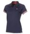 K-Swiss Womens Heritage Polo Shirt - Navy - thumbnail image 1