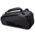 Wilson Super Tour Pro Staff 9 Racket Bag Black - thumbnail image 1