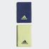 Adidas Tennis Wristband Large (Noble Indigo/Semi Frozen Yellow) - thumbnail image 1