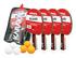 Karakal 4 Bat, 6 Ball Table Tennis Set - thumbnail image 1