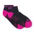 Karakal X2+ Ladies Trainer Socks - Black and Hot Pink