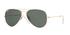 Ray-Ban 0RB3025 Aviator Large Metal Gold Arista Sunglasses - thumbnail image 1