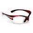 Black Knight Stiletto Eyeguards Red/Silver - thumbnail image 1