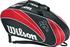 Wilson Federer 6 Pack Bag - Red/Black - thumbnail image 1