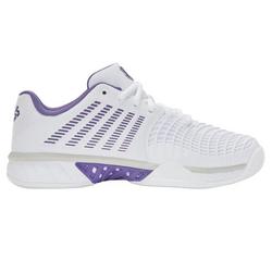 K-Swiss Women's Express Light 3 All Court Tennis Shoes - White Purple