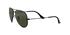 Ray-Ban 0RB3025 Aviator Black Metal Polarized Sunglasses - thumbnail image 2