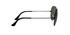 Ray-Ban 0RB3025 Aviator Black Metal Polarized Sunglasses - thumbnail image 7