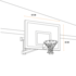 GOALIATH GoTek54 Wallmount Basketball Hoop