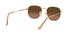 Ray-Ban RB3548N Hexagonal Flat Gold Brown Sunglasses - thumbnail image 5