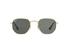 Ray-Ban Hexagonal Flat Gold Arista Sunglasses