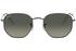 Ray-Ban Hexagonal RB3548N Gold/Blue Grey Sunglasses